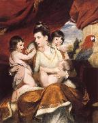 Sir Joshua Reynolds Lady Cockburn and Her Three eldest sons Spain oil painting artist